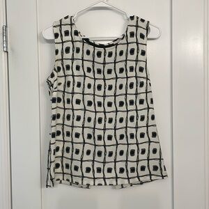 Black and white going out tank